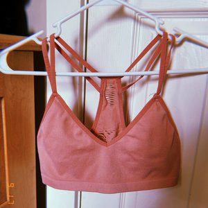 Colsie Bralette Light Pink With Rips in Back